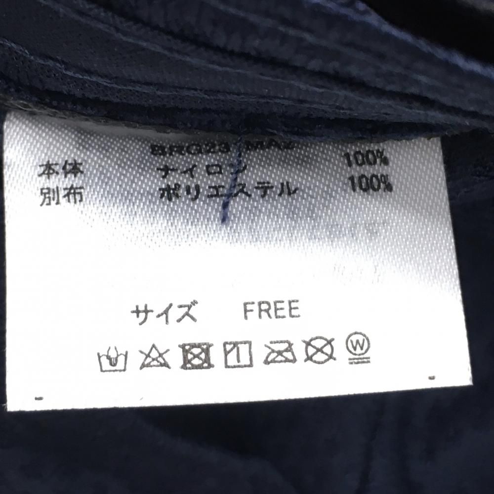 超美品】ブリーフィング ストローキャップ ネイビー ロゴ白 裏地