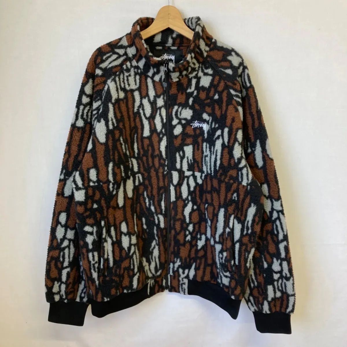 stussy ステューシー フリース ジャケット リアルツリー