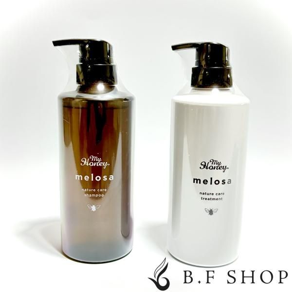 【セット品】マイハニー メロサ ネイチャーケア シャンプー u0026 トリートメント 470ml +470g MY HONEY LSC