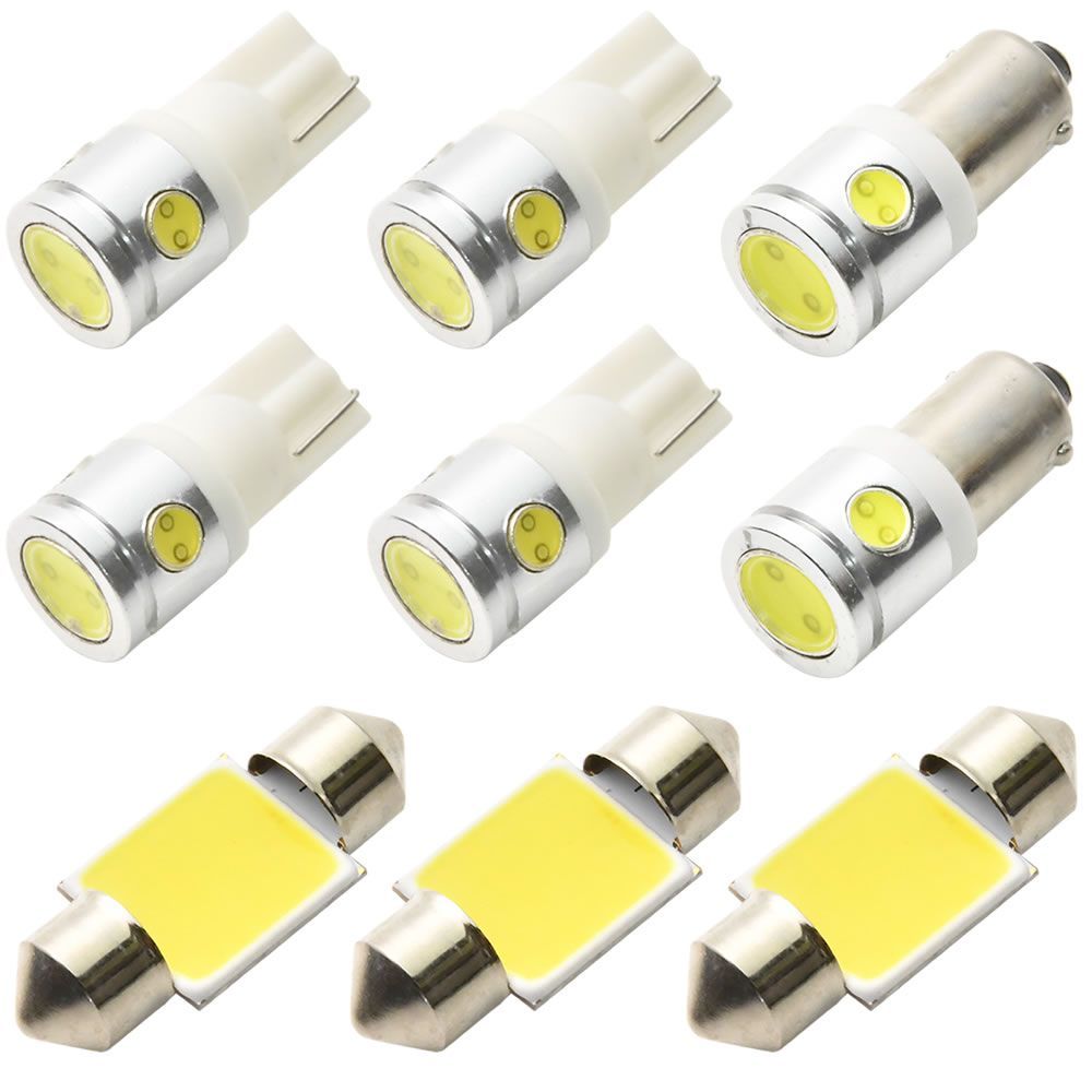 Y31 シーマ S63.1-H11.7 マジ明るいCOB LEDルームランプ 電球 9点