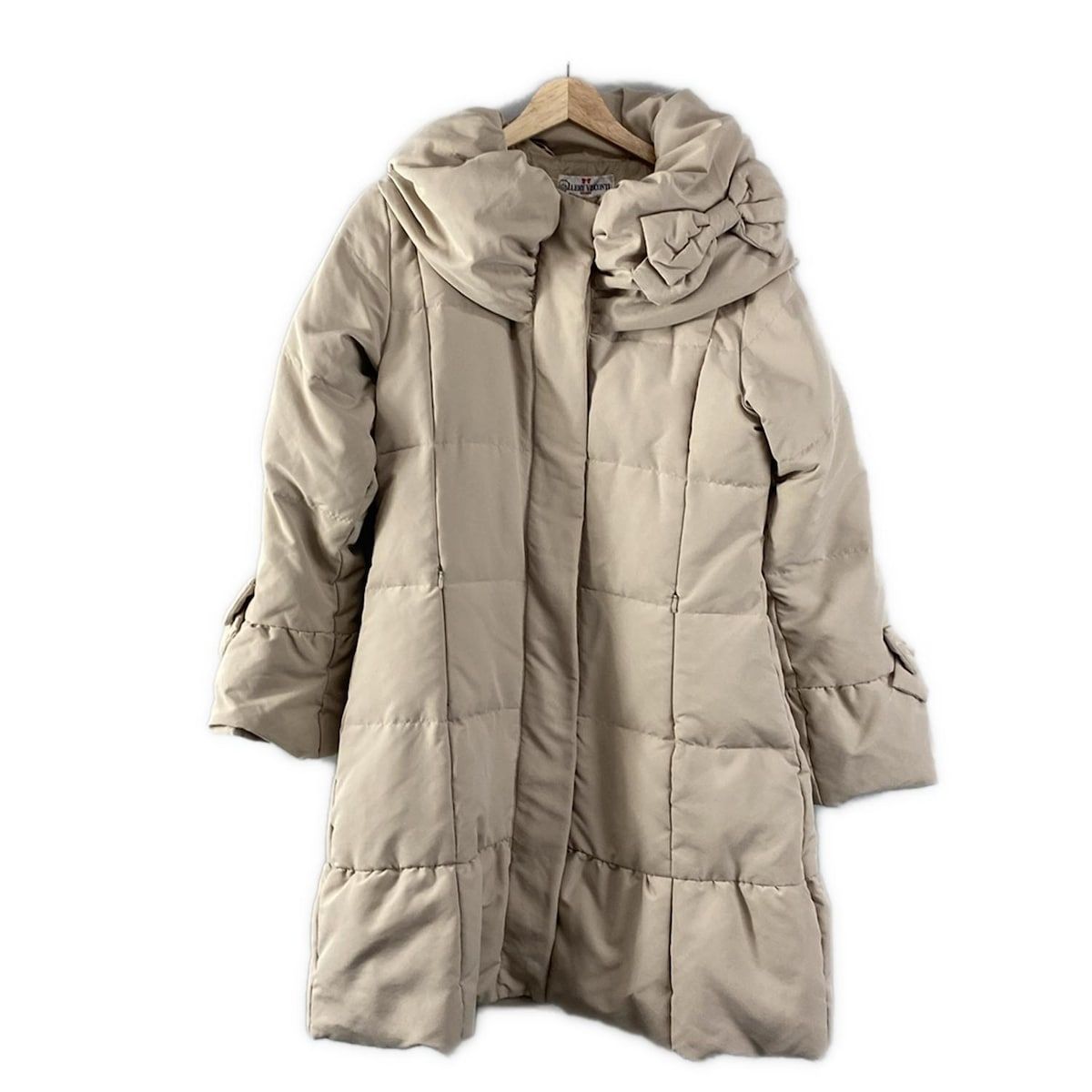 ギャラリービスコンティコート Amazon | ギャラリービスコンティ ロングコート ファー グレー