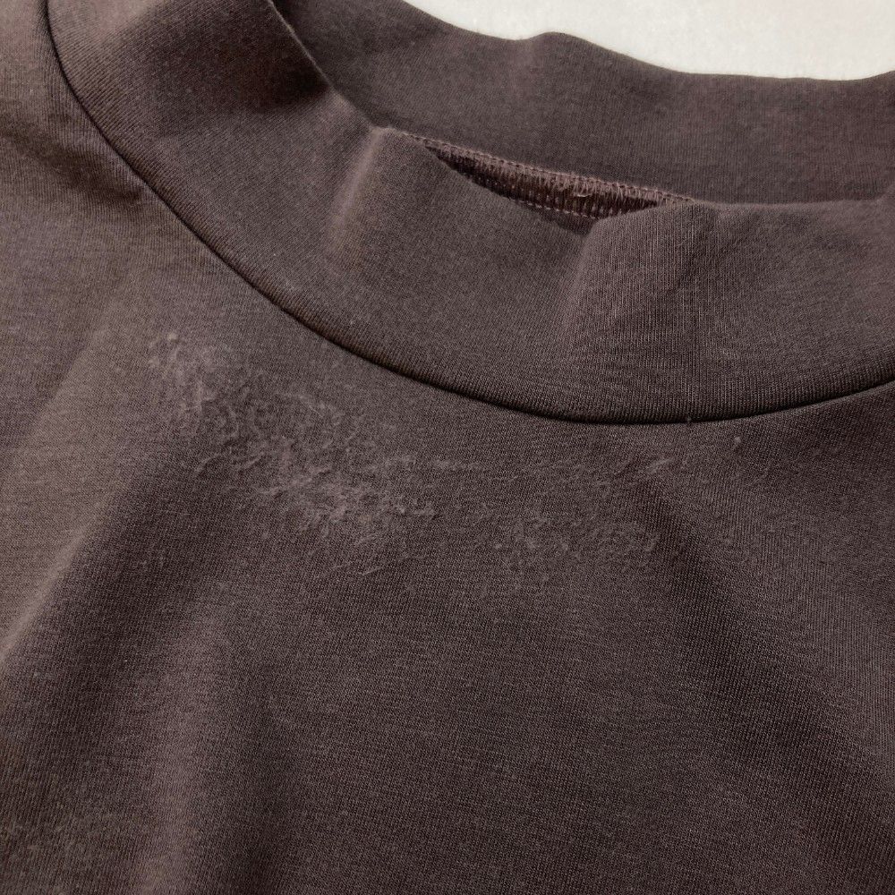サイズ：XL RESURRECTION レザレクション  モックネック 長袖Tシャツ  ブラウン系 [240101451766] ゴルフウェア メンズ ストスト サイズ：XL RESURRECTION レザレクション モックネック 長袖T