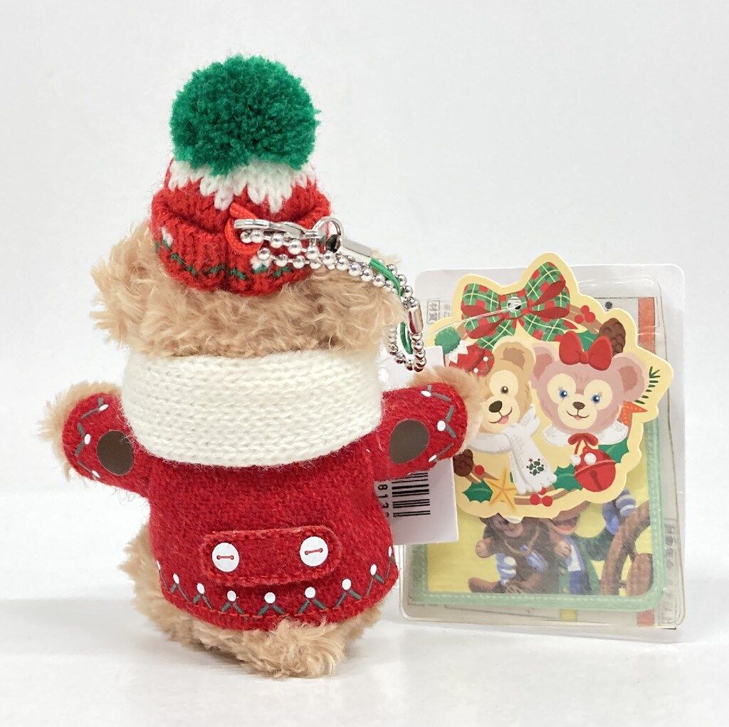 ディズニー　ダッフィー　赤ダグ　クリスマス限定　ストラップ クリスマスグリーティングコスチューム☆