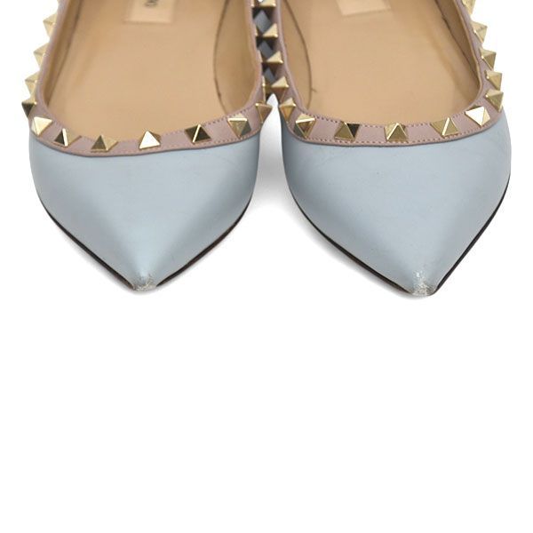 ヴァレンティノガラヴァーニ ロックスタッズ フラットシューズ