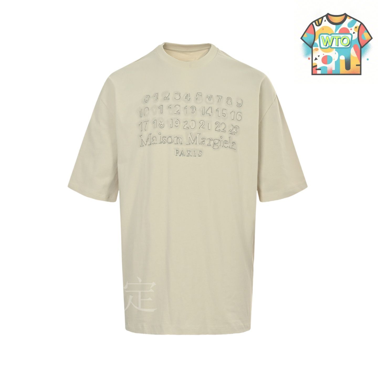 ◆MM6 Maison Margiela◆ スニーカープリントTシャツ MM6 Maison Margiela Numbers プリント Tシャツ | ブラック