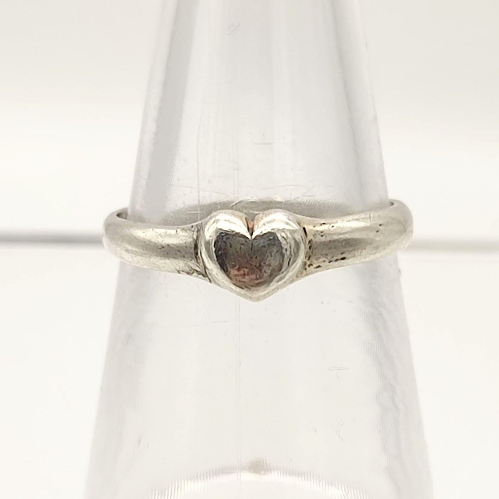 美品】シルバーハートリング SILVER シルバー925 13号 - メルカリ