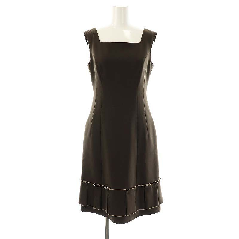 極美品　Rene basic ルネ　ベーシックフレアーワンピース René - ルネ ベーシック ノースリーブ ティアードワンピース