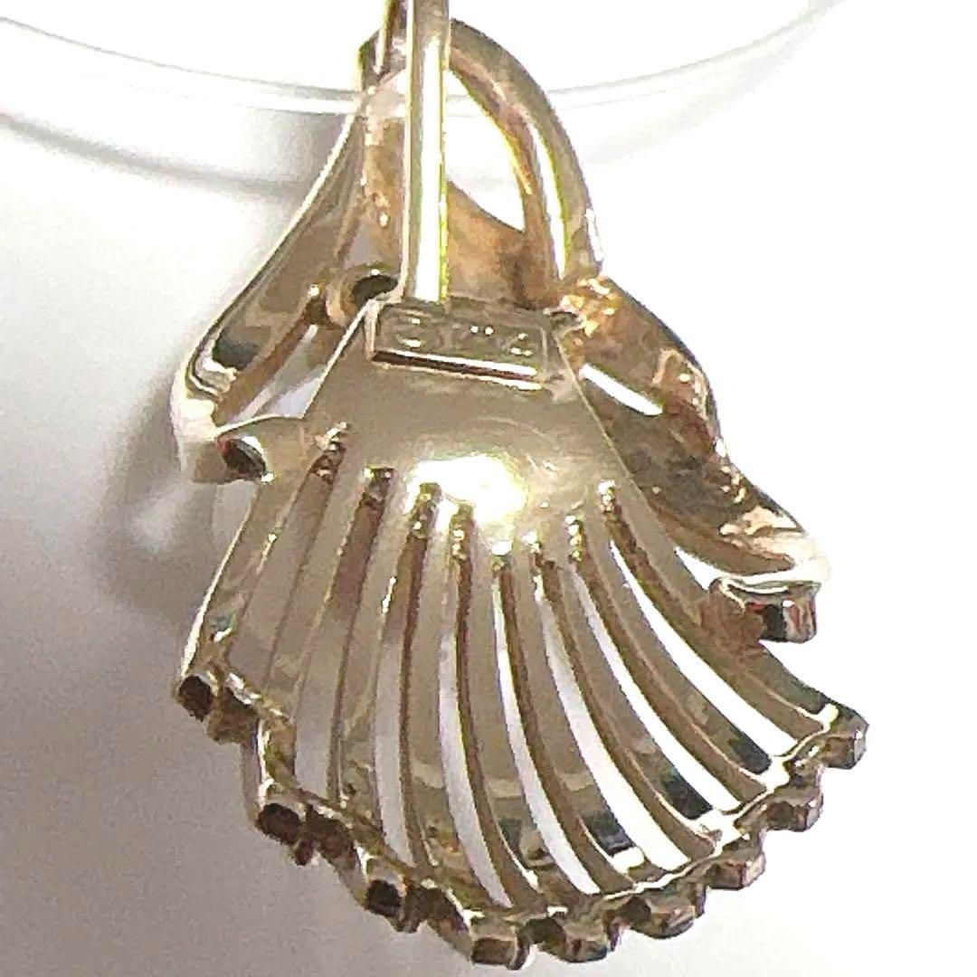 極美品 TASAKI タサキ ペントップ チャーム K14 パール約7.3mm