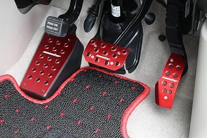 MONSTER SPORT スポーツドライビングペダルカバー クリヤ アルマイト