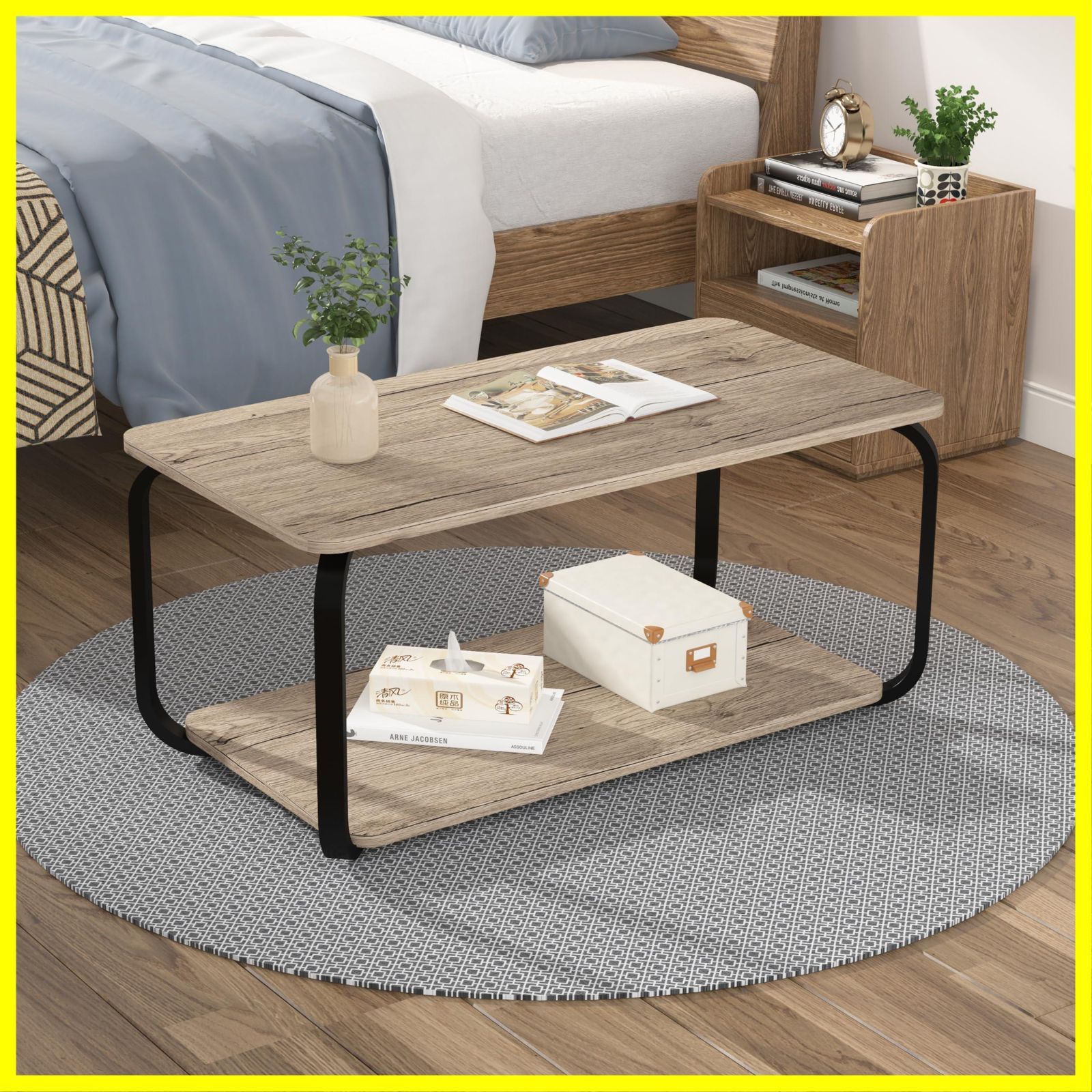 ☆送料無料☆XINYF ローテーブル センターテーブル コーヒーテーブル