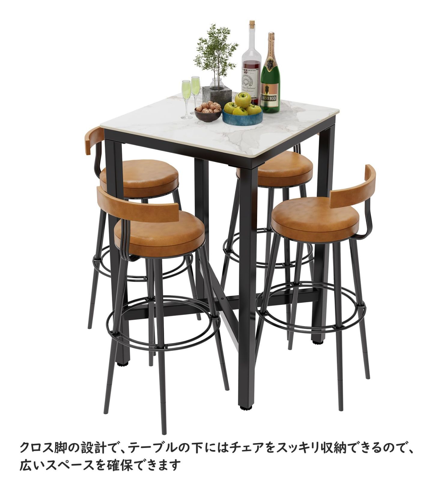 カウンターテーブル 大理石 キッチンカウンター テーブル おしゃれ 幅