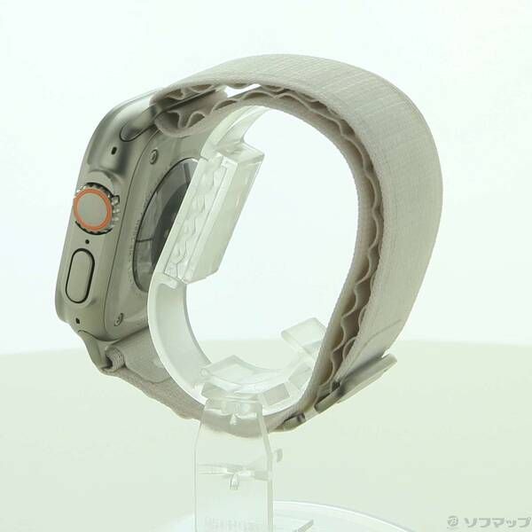 〔 品〕 Apple Watch Ultra GPS Cellular 49mm チタニウムケース スターライトアルパインループ 276