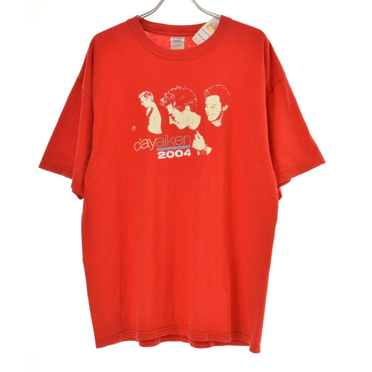 古着】00s Clay Aiken INDEPENDENT 2004半袖Tシャツ トップス