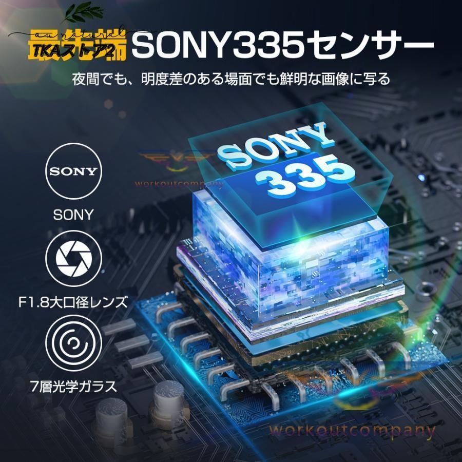 170°広視野角 デュアルドラレコ