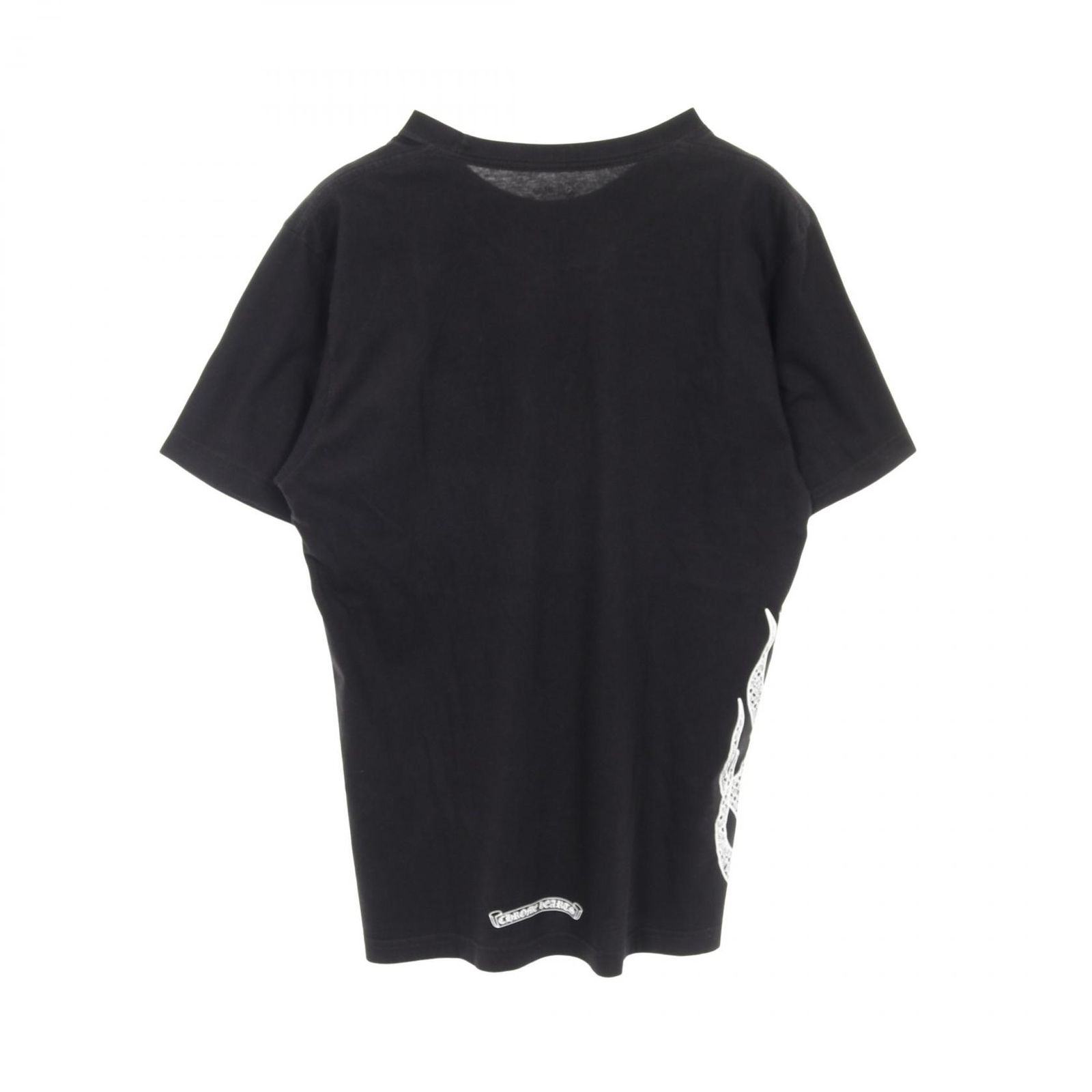在庫少★送料無料♪【CHROME HEARTS】サイドフレイム Tシャツ クロムハーツ CHROME HEARTS カットソー サイドフレイムプリント