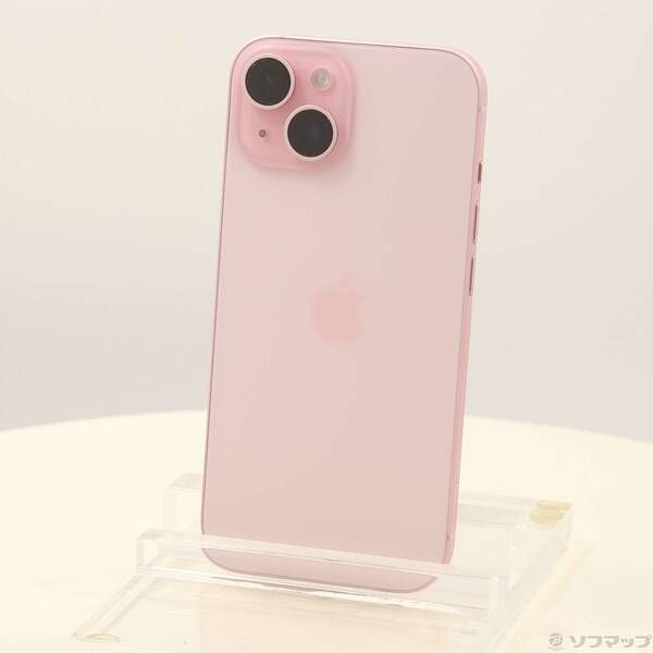 中古品〕 iPhone15 128GB ピンク MTMJ3J／A SIMフリー【196】 スマホ