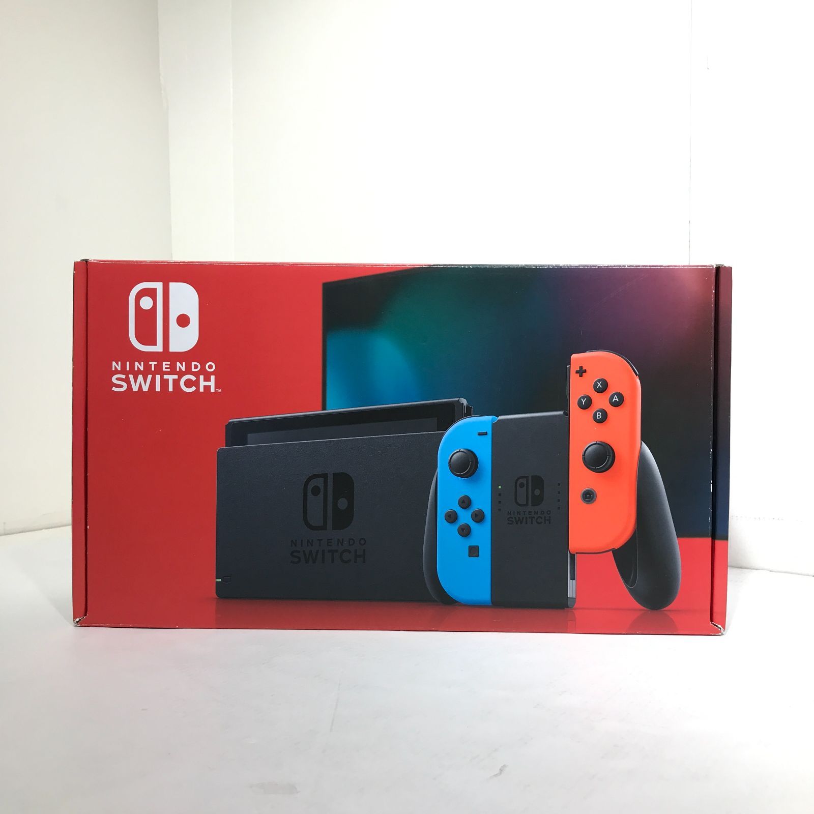 中古】Nintendo Switch ニンテンドースイッチ 本体 ネオンブルー/ネオンレッド バッテリー強化版 【城東36-0327-4】 - メルカリ