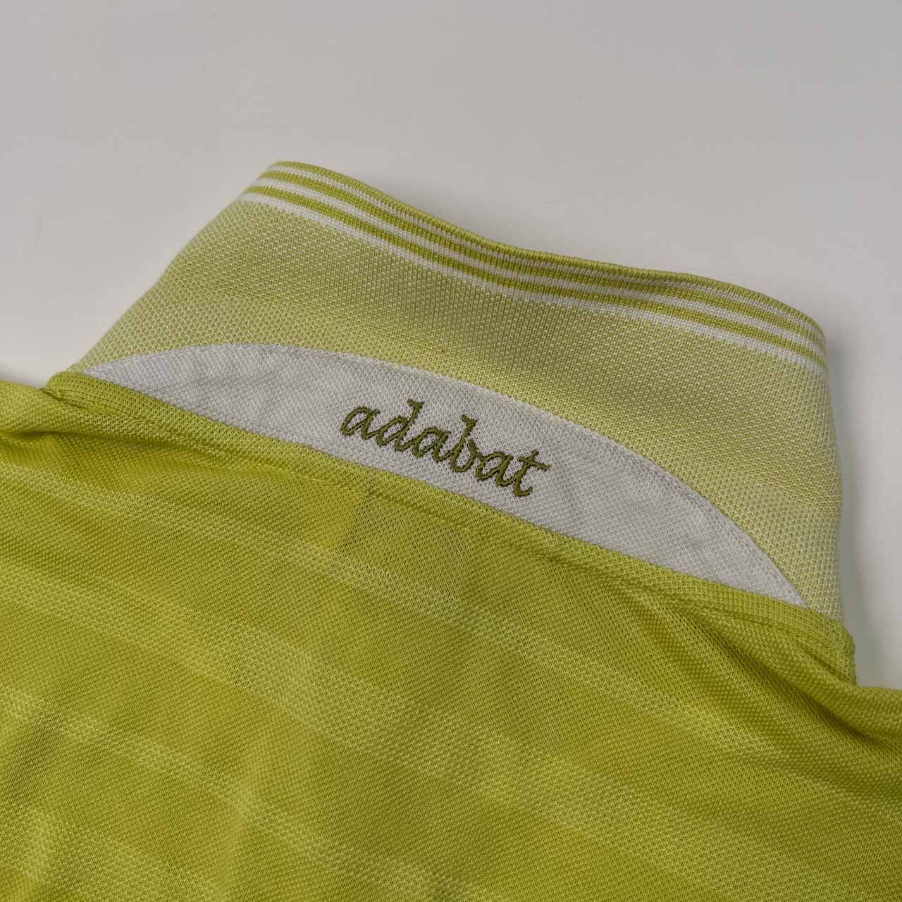 adabat アダバット ゴルフ ボーダー柄 長袖 ポロシャツ サイズ