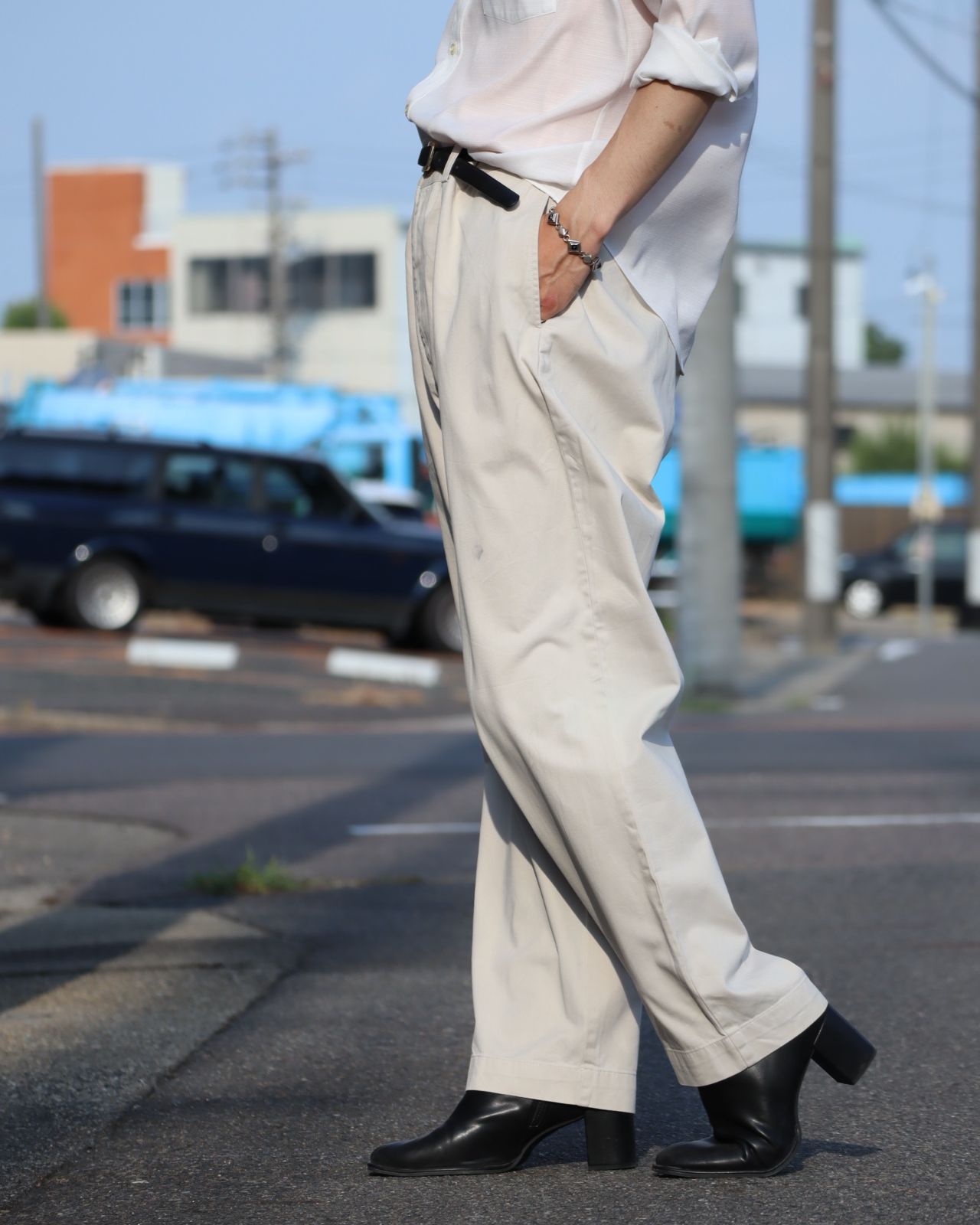 1990s Polo by Ralph Lauren wide-straight classic chino pants