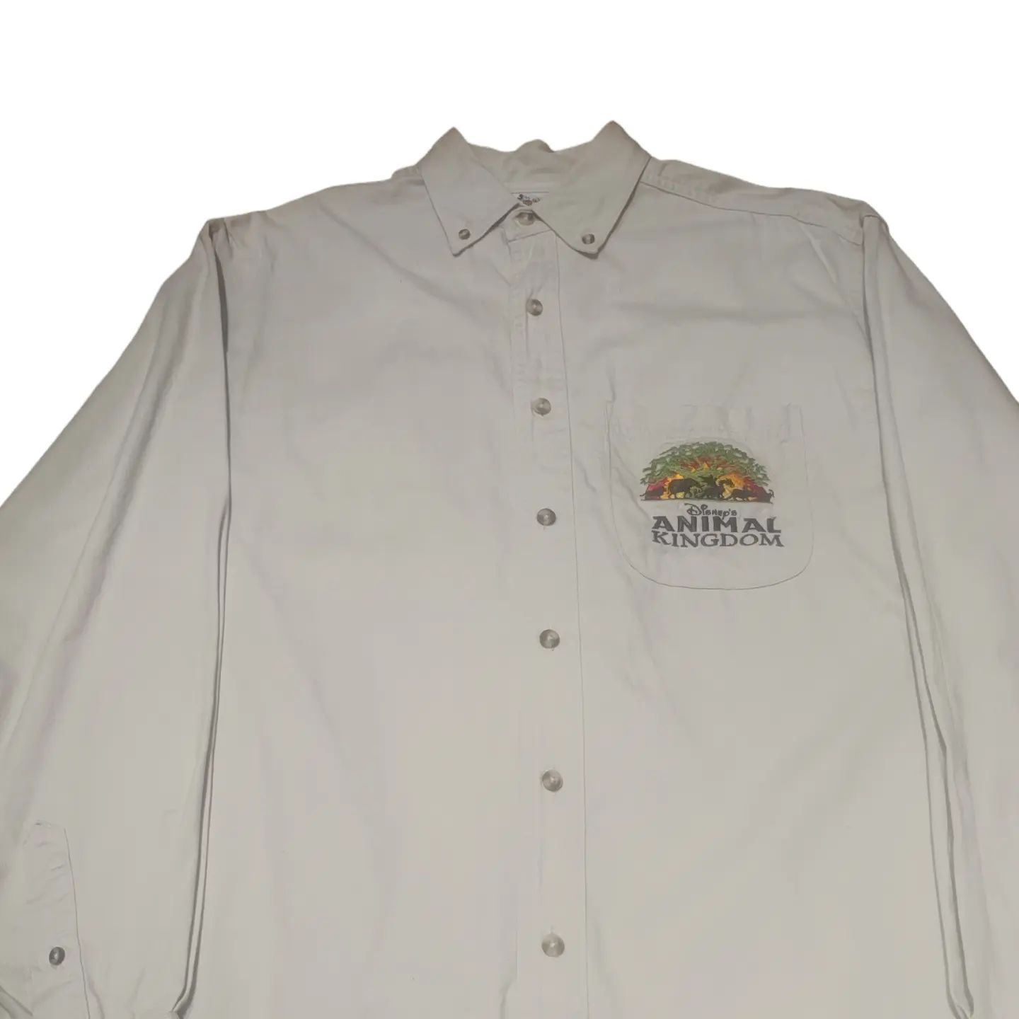 00s Disney animalkingdom buttondown  workshirt