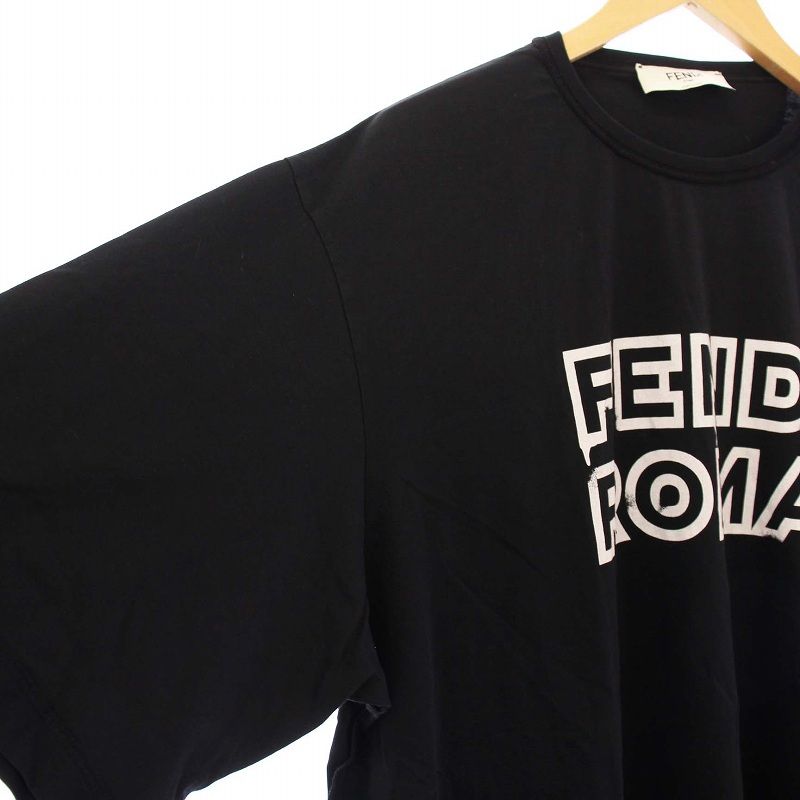 フェンディ FENDI Tシャツ カットソー 半袖 ロゴプリント