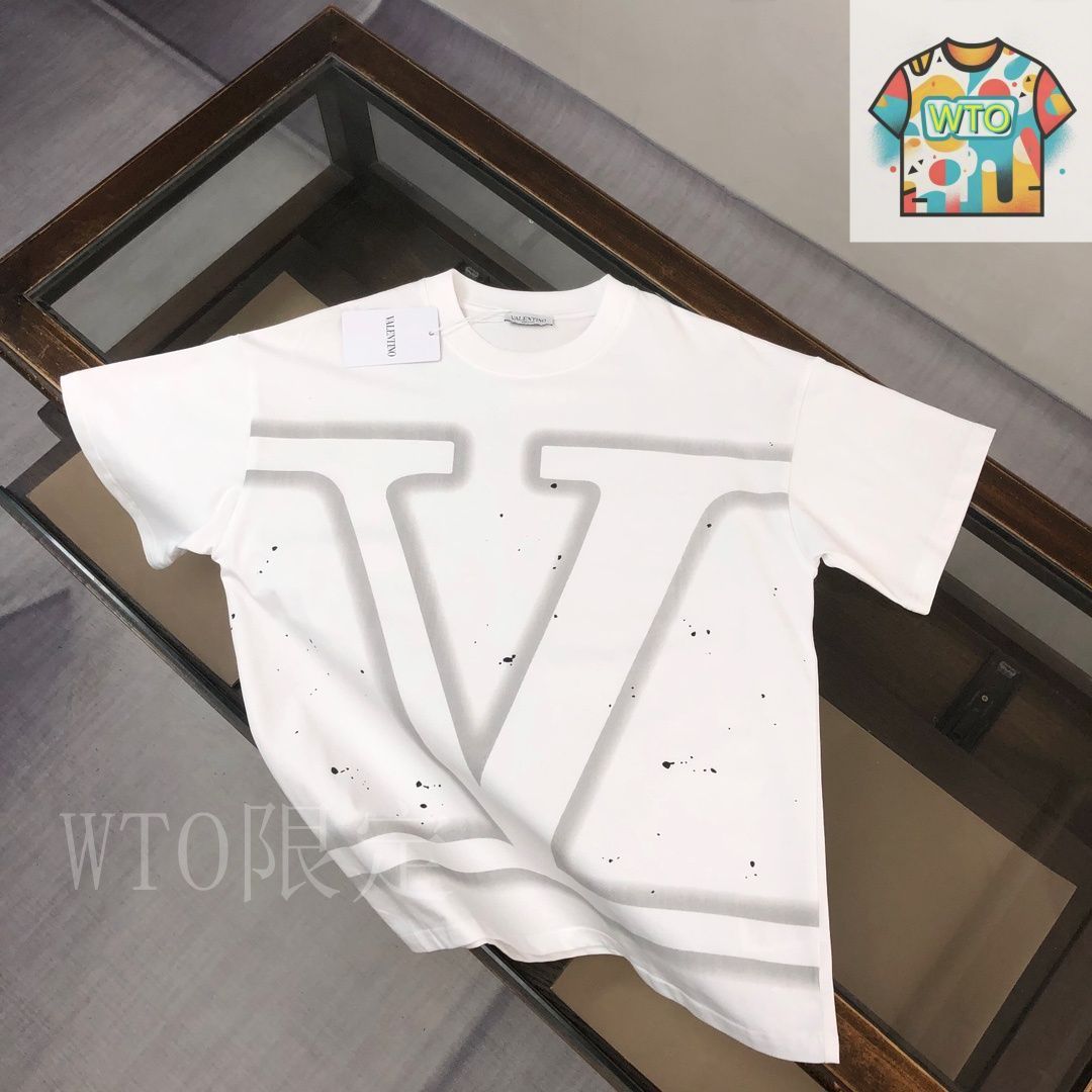 25ss VALENTINO ジャージー Tシャツ 今日特価】VALENTINO 25SS T シャツ（男女兼用）-3 - メルカリ