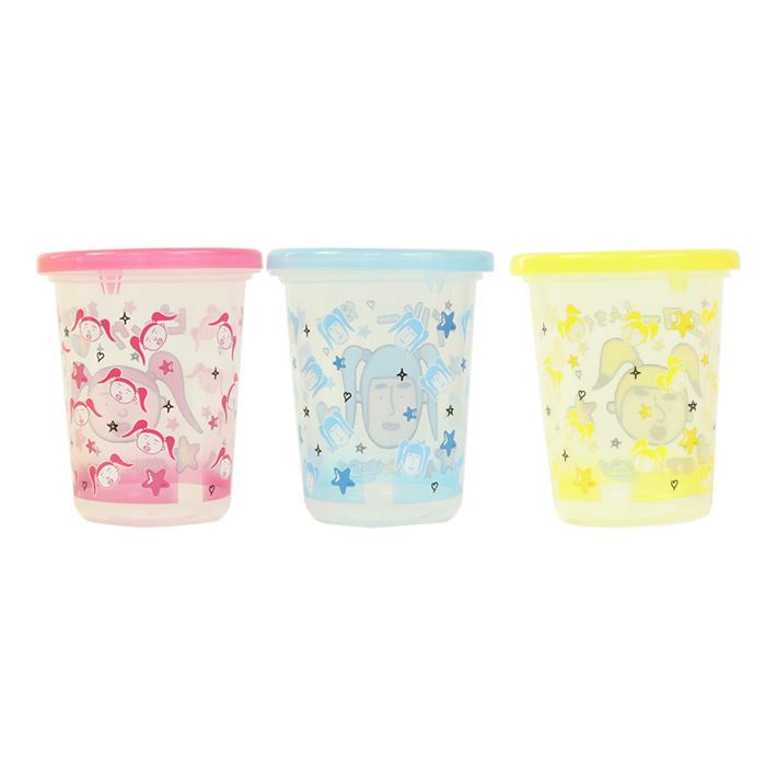 竹下ぱらだいす　ストロー付きタンブラー（320ml）3個セット　SIH3ST　4973307685392　スケーター(Skater) 　竹ぱら　グッズ　TAKEPARA　tumbler