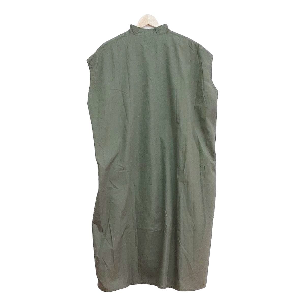 UNITED ARROWS ユナイテッドアローズ ワンピース レディース - カーキ ノースリーブ マキシ丈