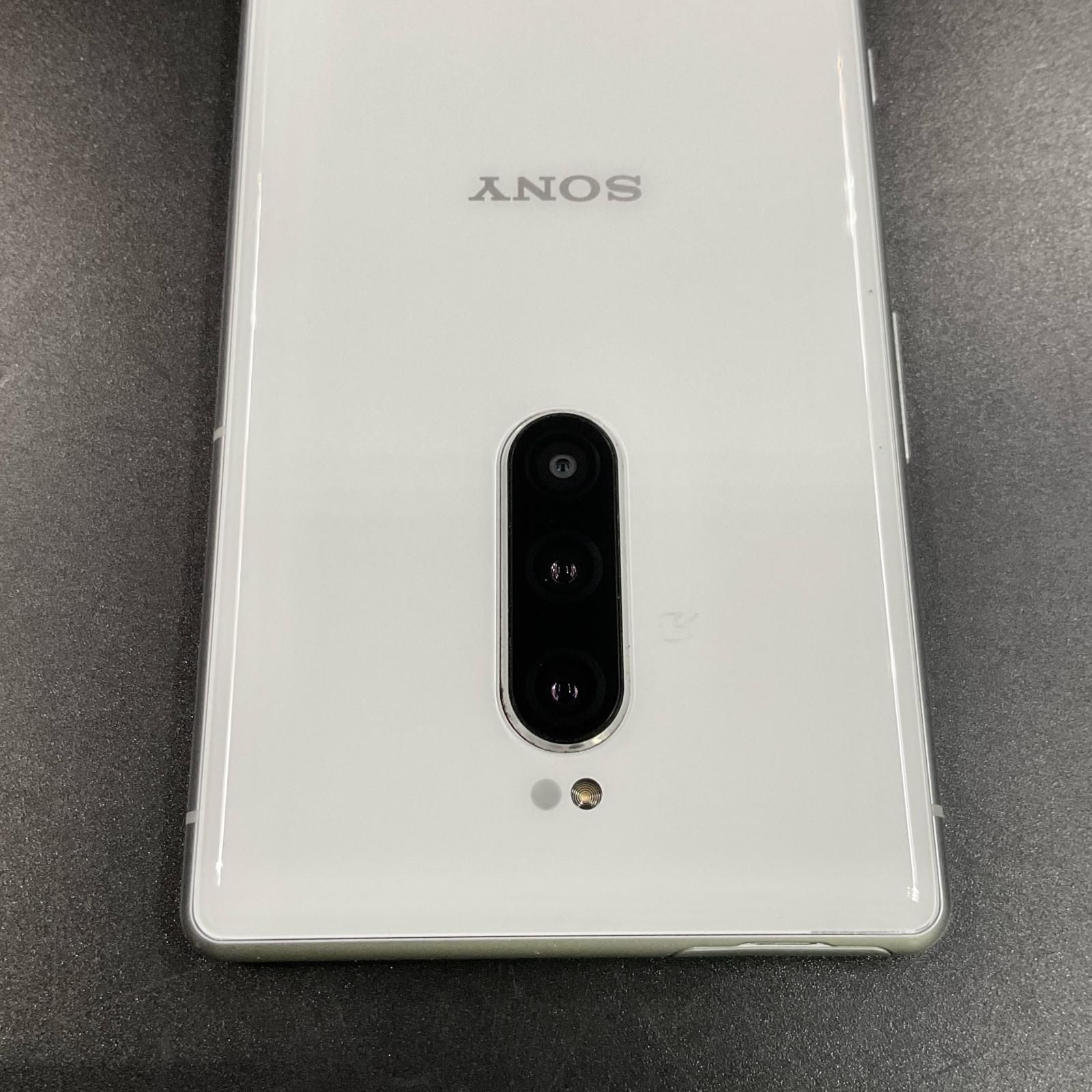 au XPERIA 1 SOV40 ホワイト SIMロック解除済み
