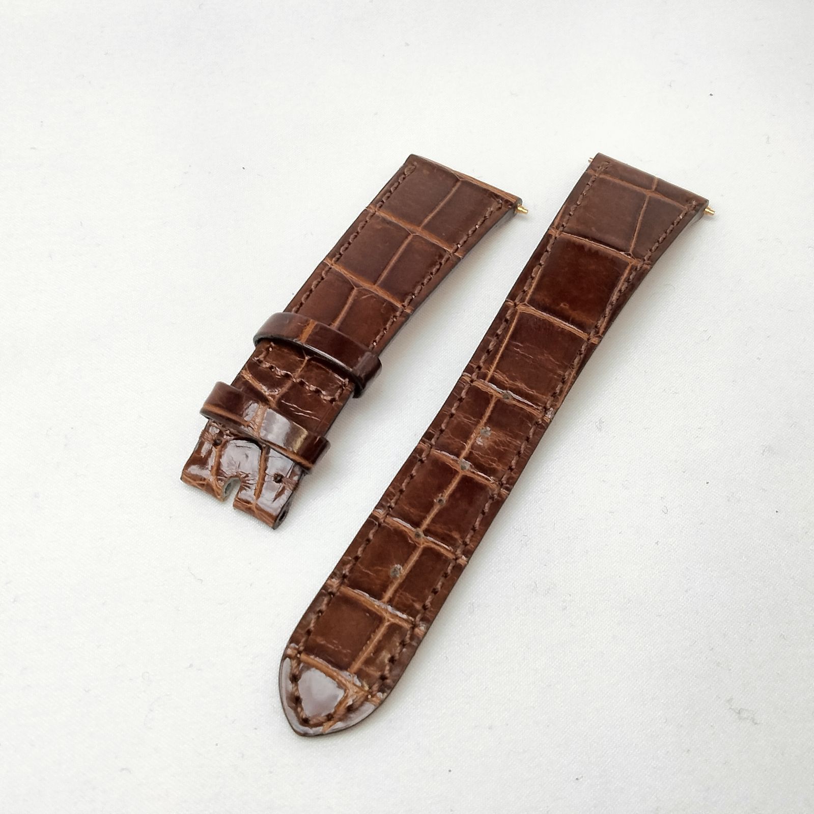 PATEK PHILIPPE パテックフィリップ 時計ベルト ブラウン クロコ