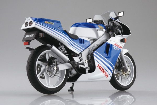 新品 スカイネット 1/12 完成品バイク Honda NSR250R '88 テラブルー/ロスホワイト [佐川急便]