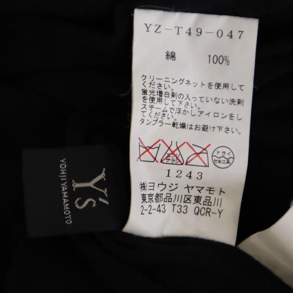 ワイズ キャミソール ワンピース 3 ブラック系 Y's バックボタン 日本