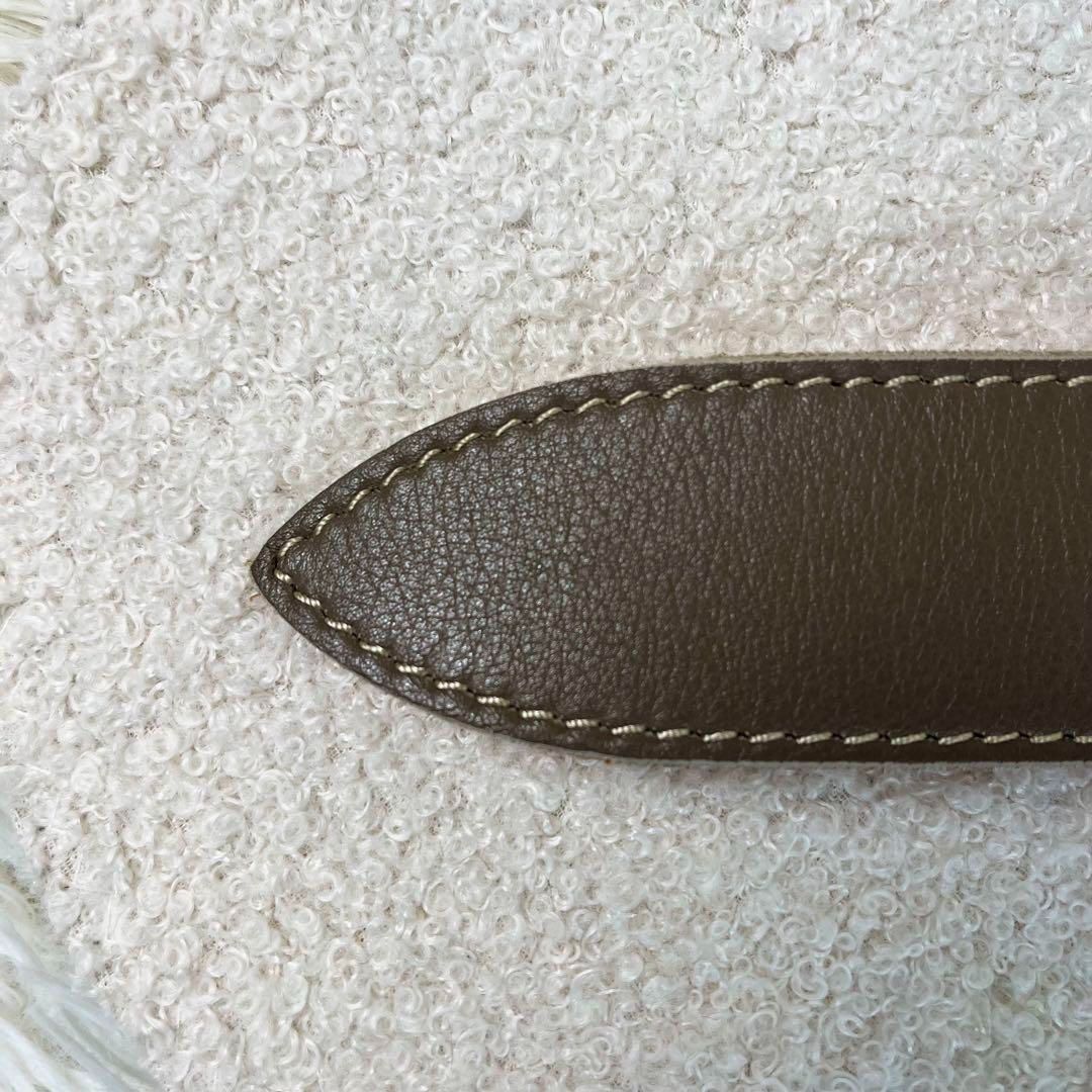 未使用級 Y's ヨウジヤマモト レザーベルト 日本製 アッシュブラウン