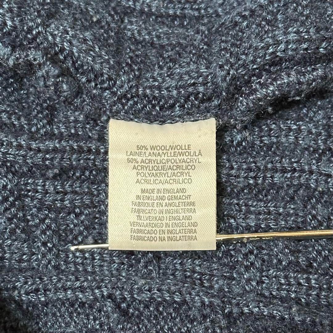 Burberrys バーバリーズ 刺繍ホースロゴ ケーブルニット ビック