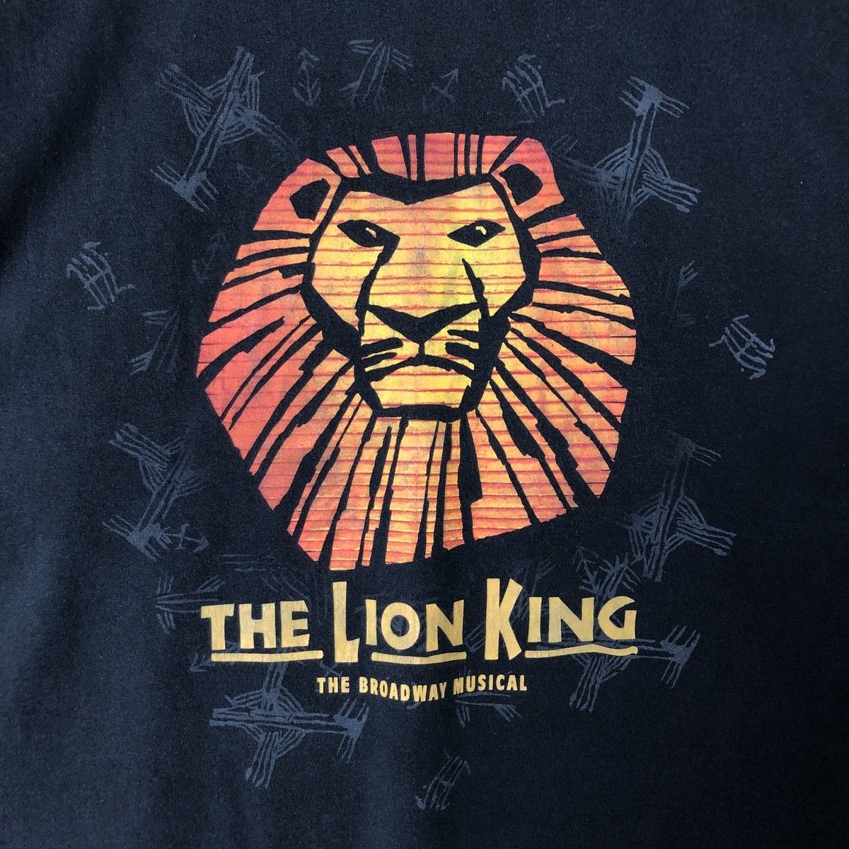90s ☆ ディズニー オフィシャル ライオンキング プリント Tシャツ 