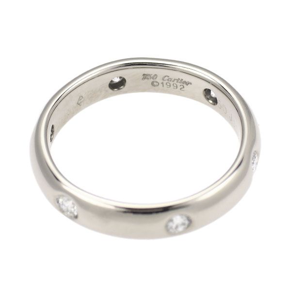 Cartier カルティエ リング50ステラリング K18WGダイヤモンド6P
