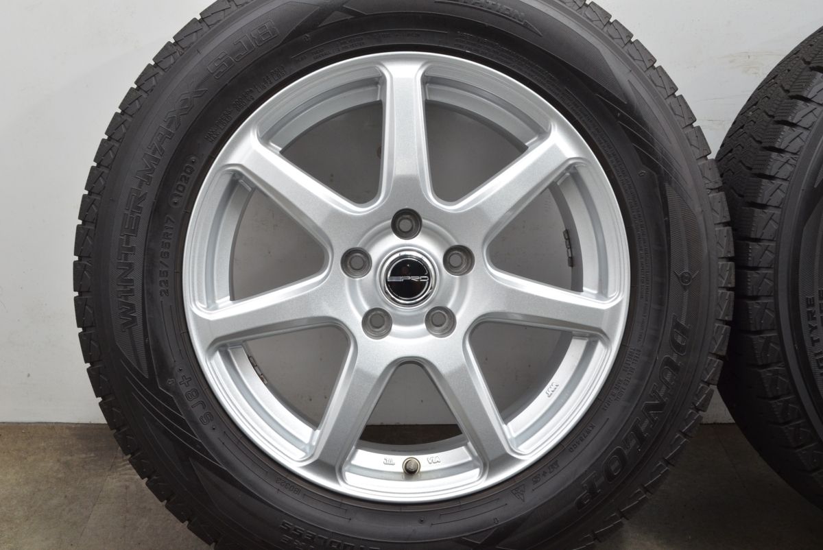 超バリ溝】ザック 17in 7J +48 PCD114.3 ダンロップ ウインター 