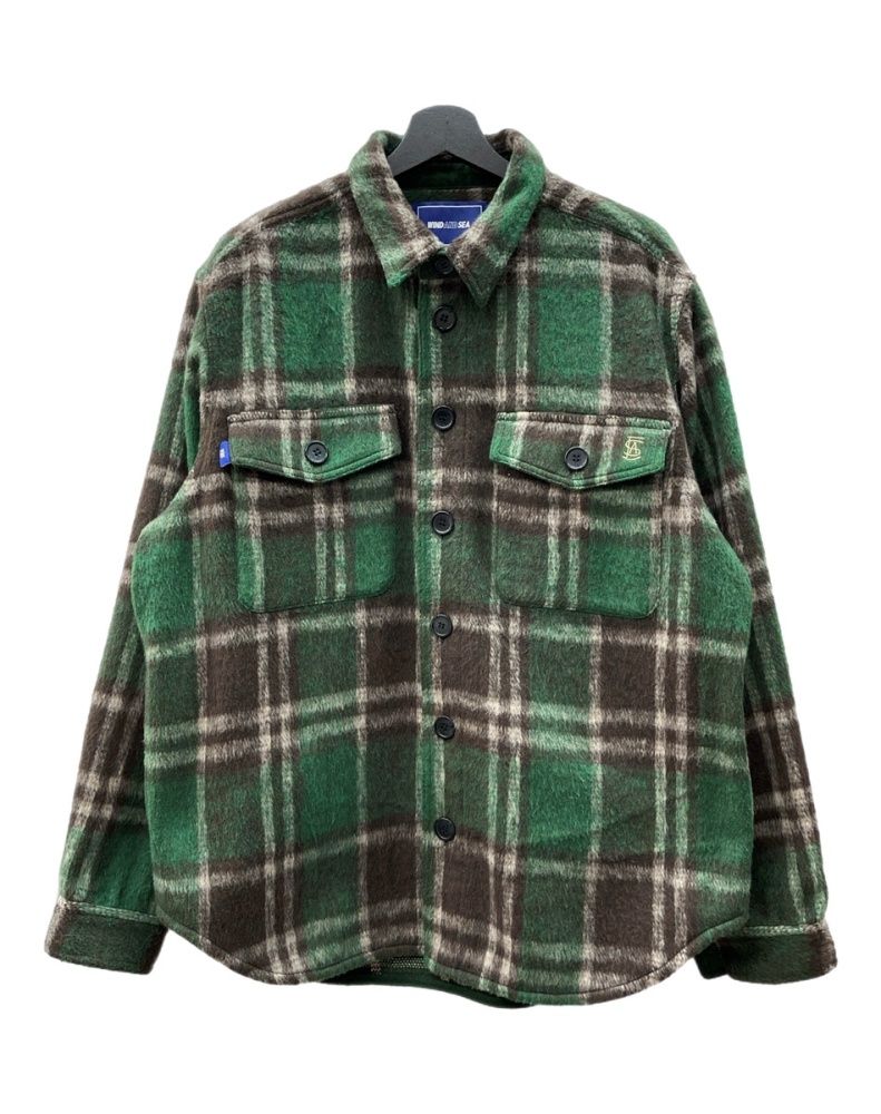 ウィンダンシー - WIND AND SEA | SHAGGY PLAID CPO SHIRT | RESTIR