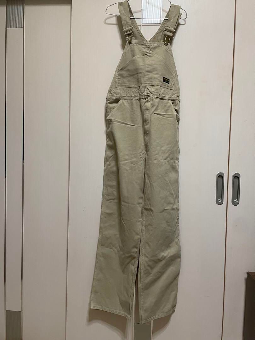 OshKosh ベージュ オーバーオール - メルカリ