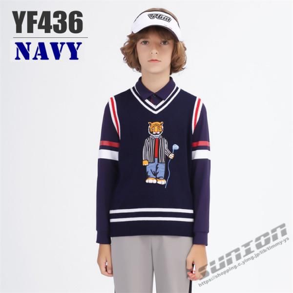 ゴルフベスト KIDS キッズ GOLF ウールセーター ゴルフウェア 防寒 保温 秋冬 ニットセーター スポーツウェア カジュアル 暖かい プレゼント ギフト ゴルフベスト KIDS キッズ GOLF ウールセーター ゴルフウェア 防寒