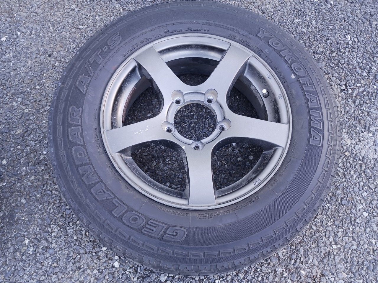 社外アルミホイール×サマータイヤセット PCD139.7 5H GEOLANDAR 185 85 R16 ジムニー等へ