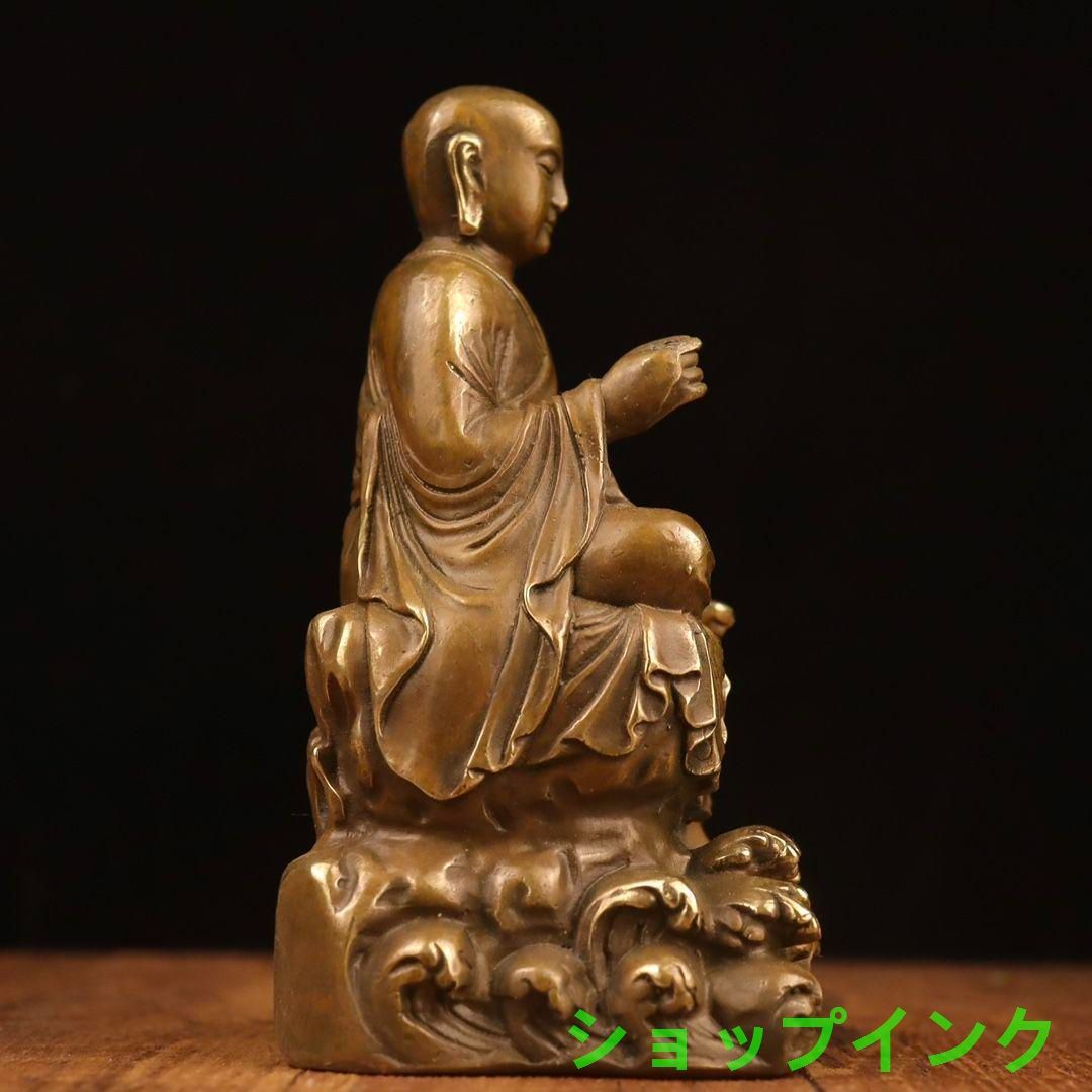 地蔵 菩薩 観音 銅製 仏像 彫刻 置物 開運 風水 鎮宅辟邪 - メルカリ