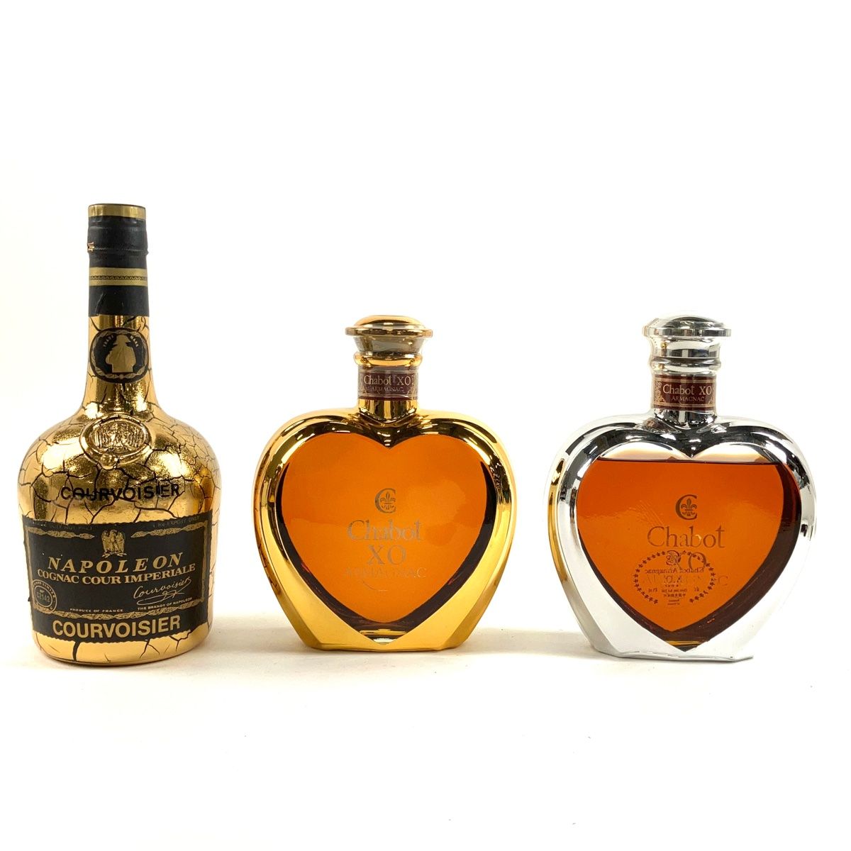 クルボアジェ ナポレオン ブランデー 古酒 3本セット ブランデー 古酒