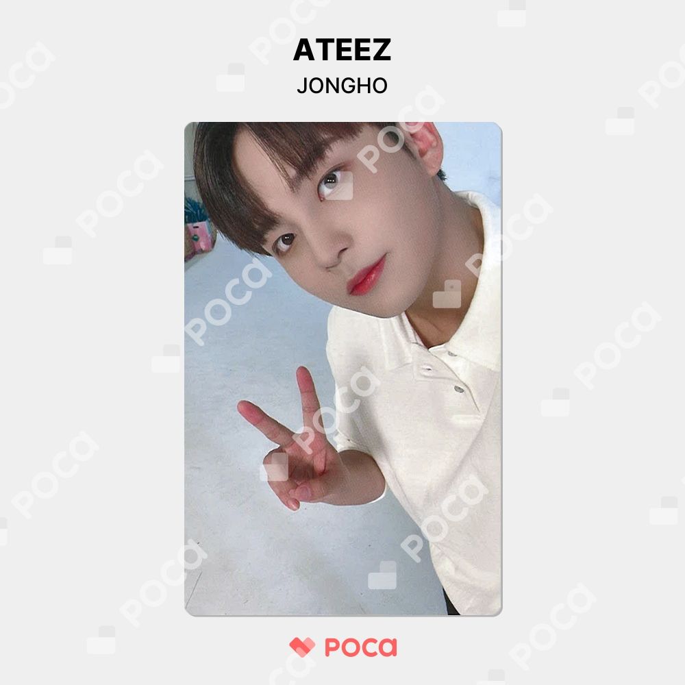 ATEEZ TREASURE EP.3 トレカ ホンジュン ジョンホ サイン ATEEZ ジョンホ トレカ TREASURE EP.3 : One To All OLIVE YOUNG