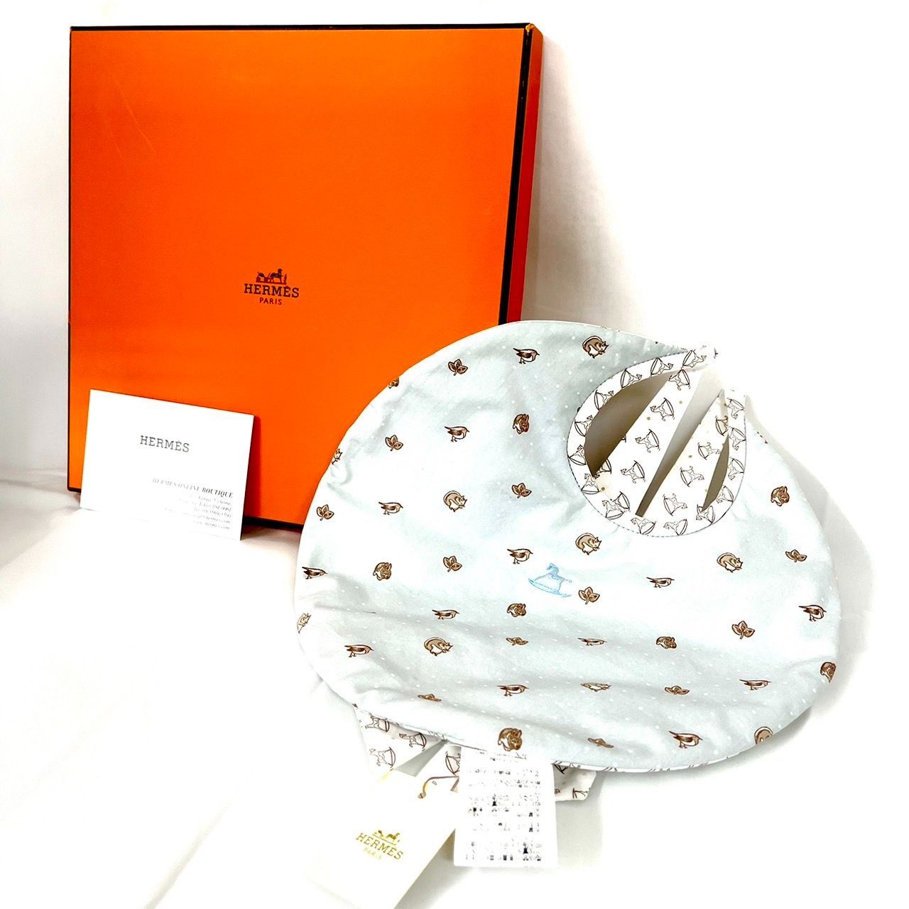 新品未使用☆HERMES☆ベビースタイ 香ばしく