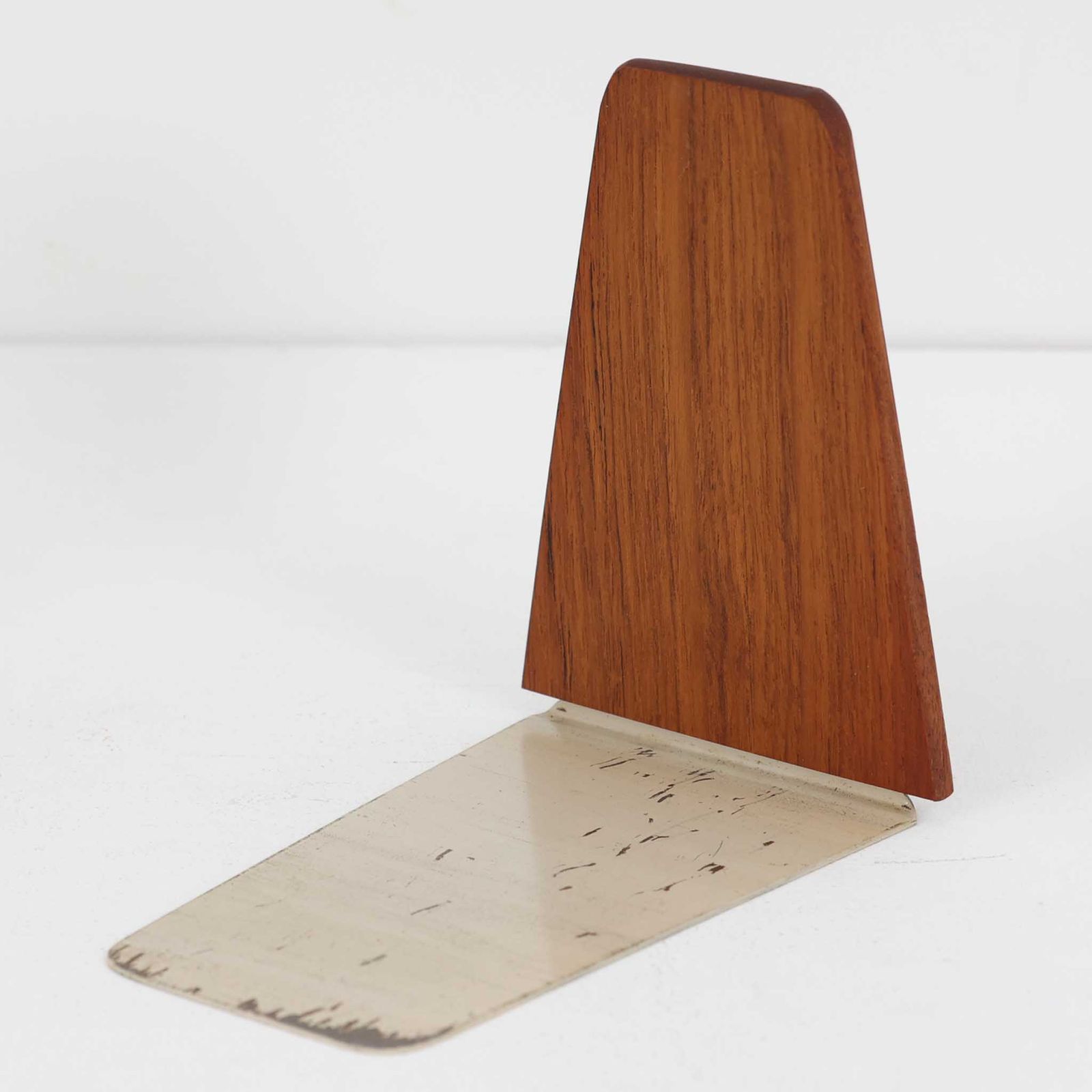 デンマーク製 北欧ビンテージ チーク材のブックエンド 4つセット 北欧 北欧インテリア 北欧家具 ハンス ウェグナー フィン TA15479