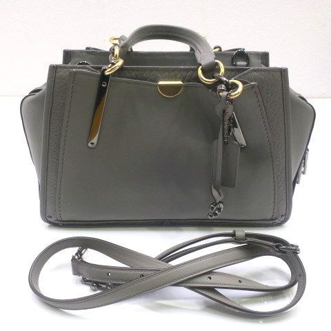 極美品】COACH コーチ ドリーマー 2wayショルダー 本革 グレー