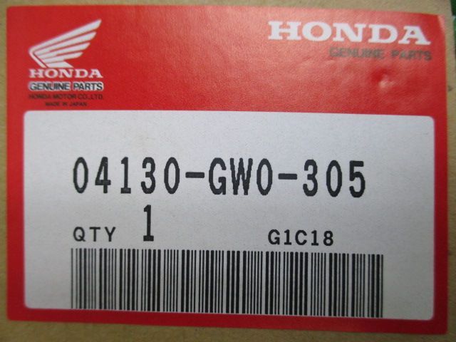 ディオ プーリーカバーガスケット 04130-GW0-305 ホンダ 純正 新品 バイク 部品 AF18 エンジンガスケット パッキン 車検  Genuine - メルカリ