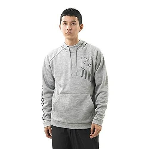 ニューバランス(New Balance) 長袖 Tenacity パフォーマンス フリースフーディー AMT13021 AG(アスレチックグレー) Mサイズ