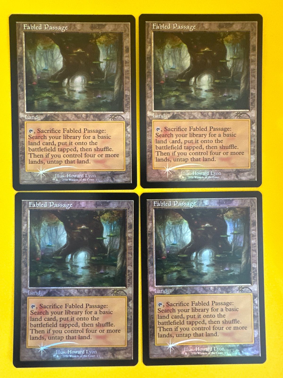 MTG 小道の再交差 ロシア語foil 4枚セット MTG 寓話の小道 foil 4枚セット (旧枠プロモ EN) - メルカリ
